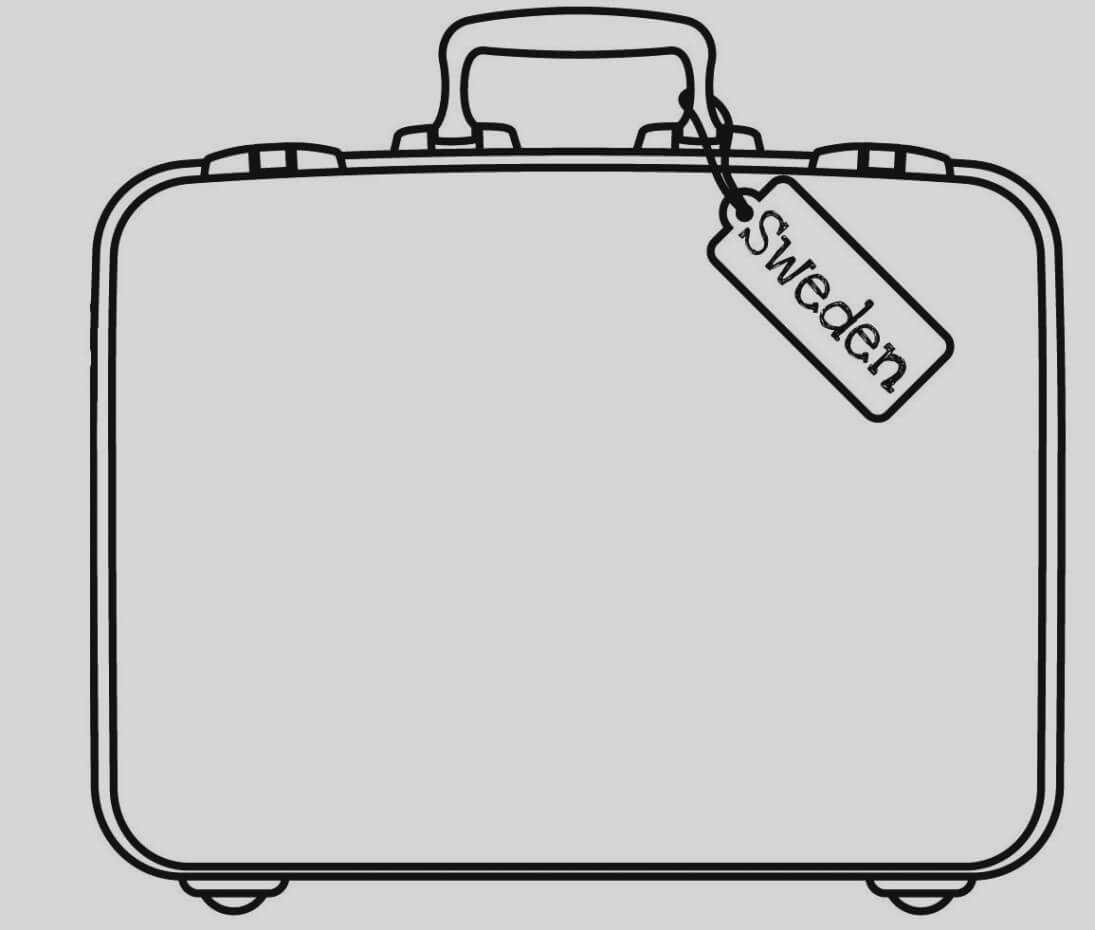 Briefcase Clipart Empty Suitcase, Briefcase Empty Suitcase Regarding Blank Suitcase Template