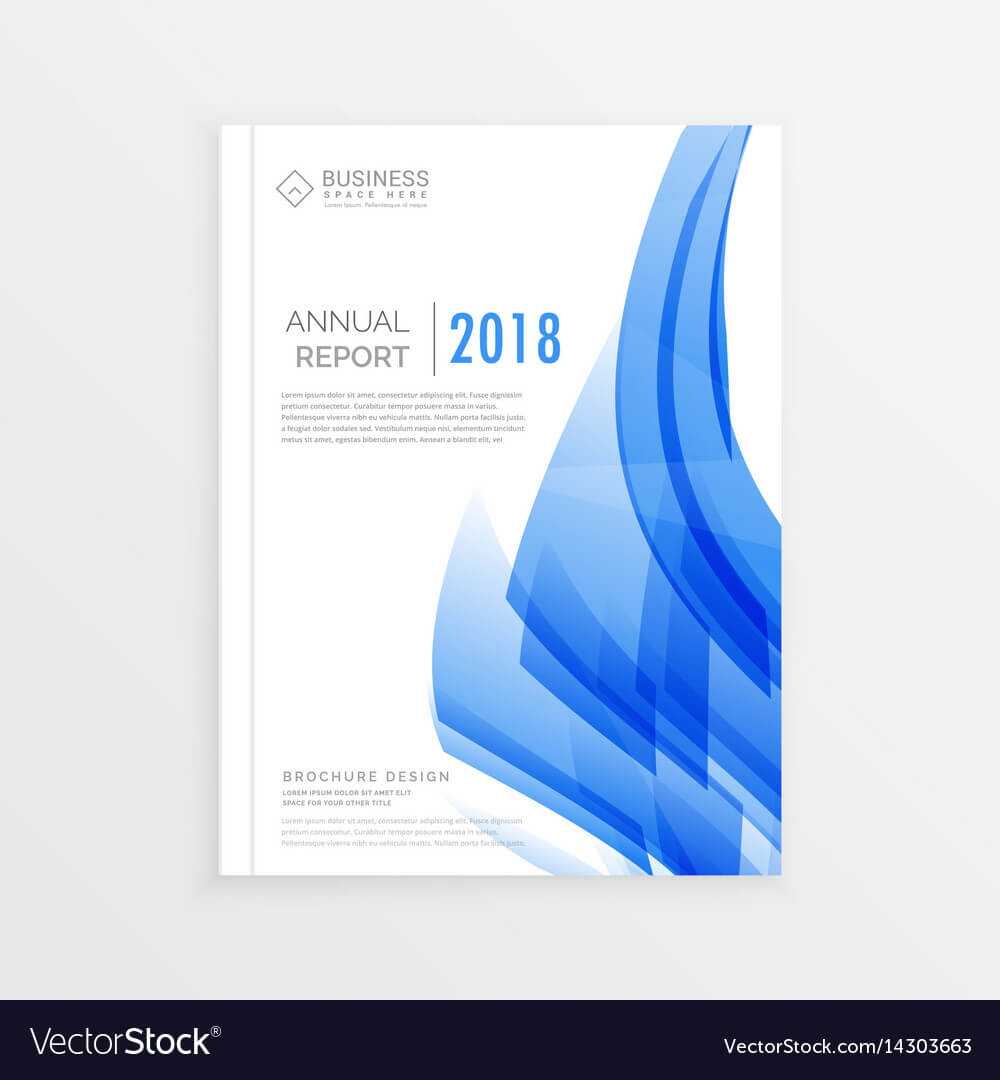 Business Annual Report Cover Page Template In A4 Within Cover Page For Annual Report Template