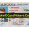 California Drivers License Template Photoshop Inside Blank Drivers License Template