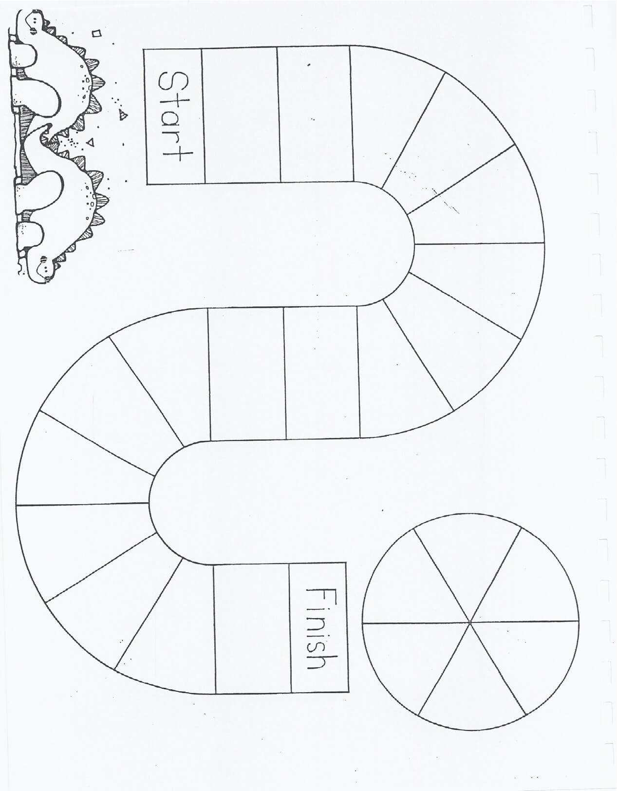 Candyland Board Game Clipart Intended For Blank Candyland Template