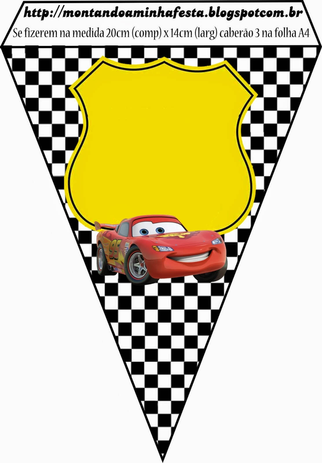 Cars: Invitations And Free Party Printables. - Oh My Fiesta For Cars Birthday Banner Template