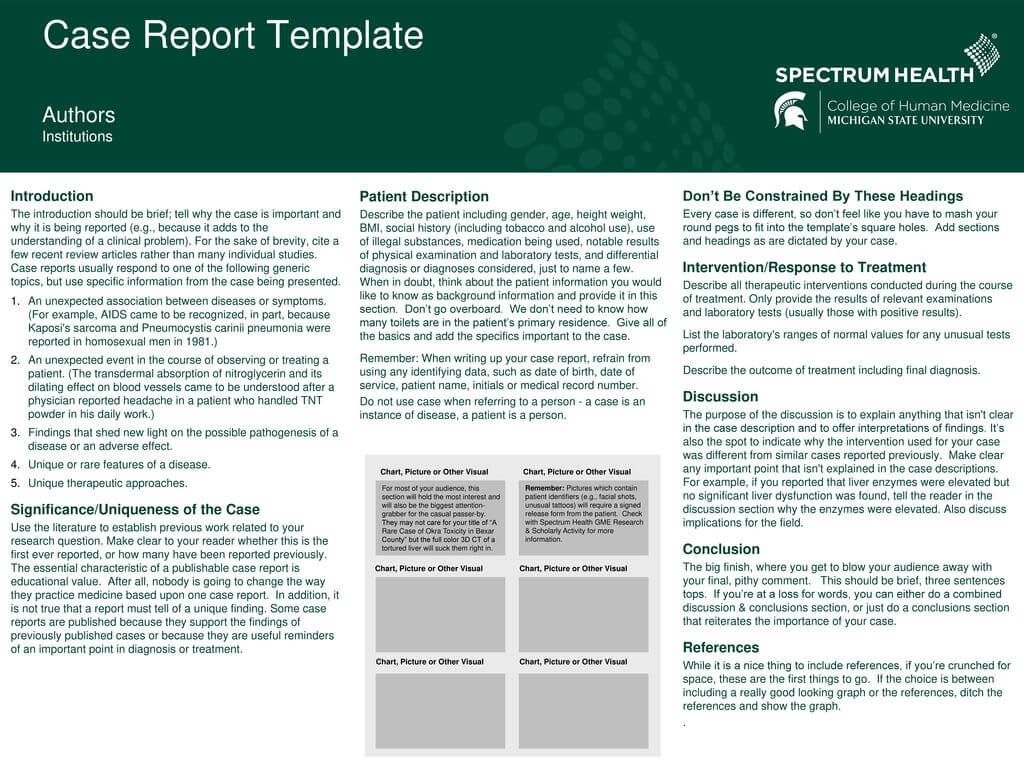 Case Report Template Authors Institutions Introduction – Ppt Regarding Introduction Template For Report