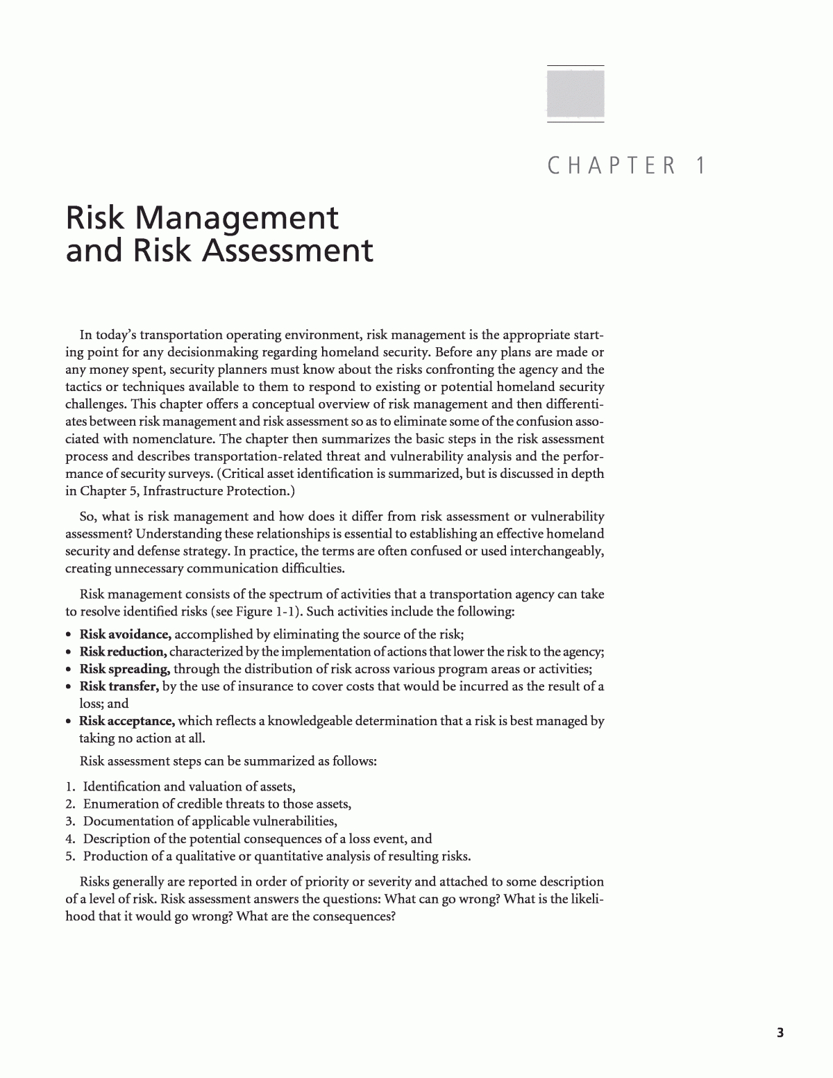Chapter 1 – Risk Management And Risk Assessment | Security Regarding Physical Security Risk Assessment Report Template
