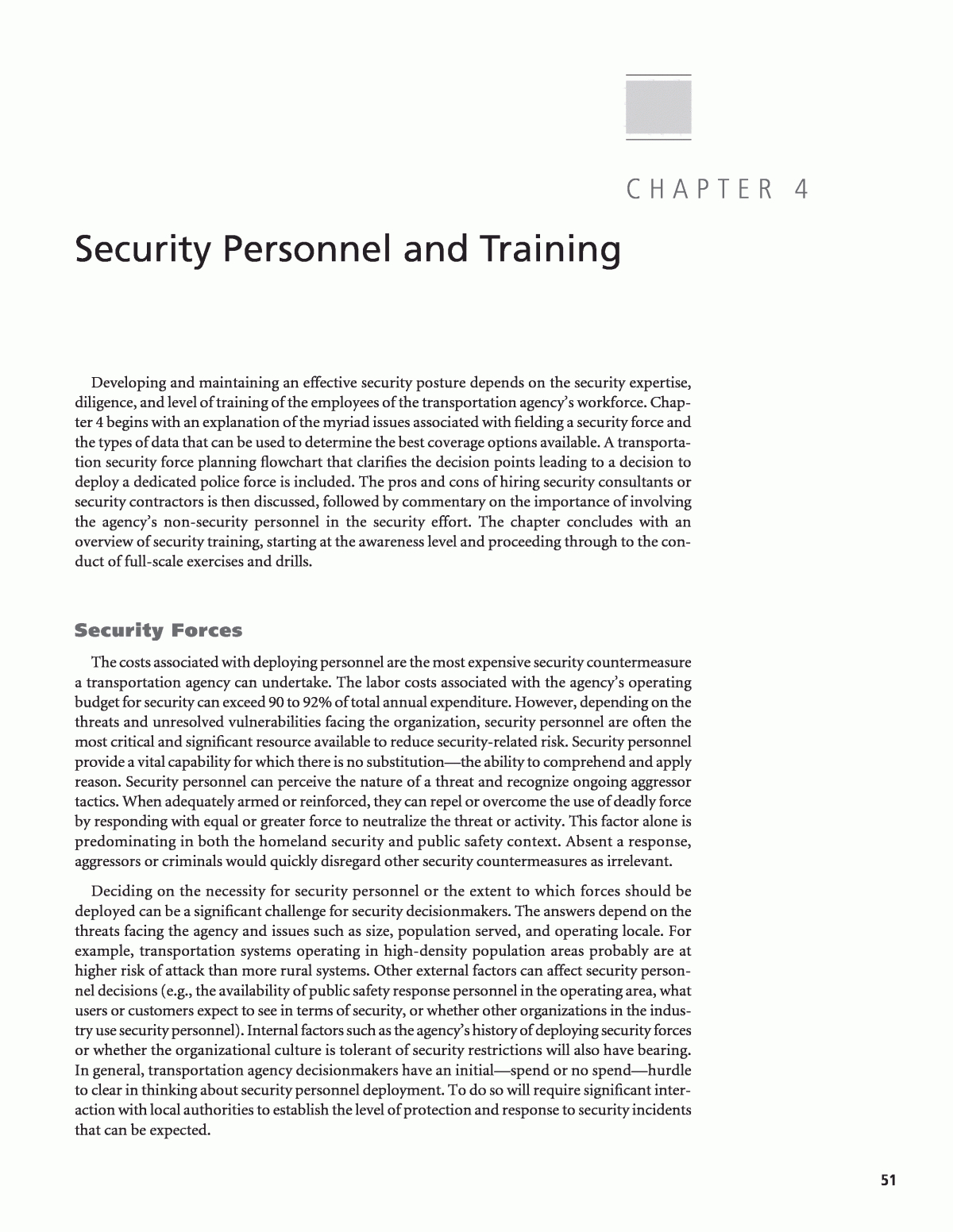 Chapter 4 – Security Personnel And Training | Security 101 Inside Physical Security Report Template