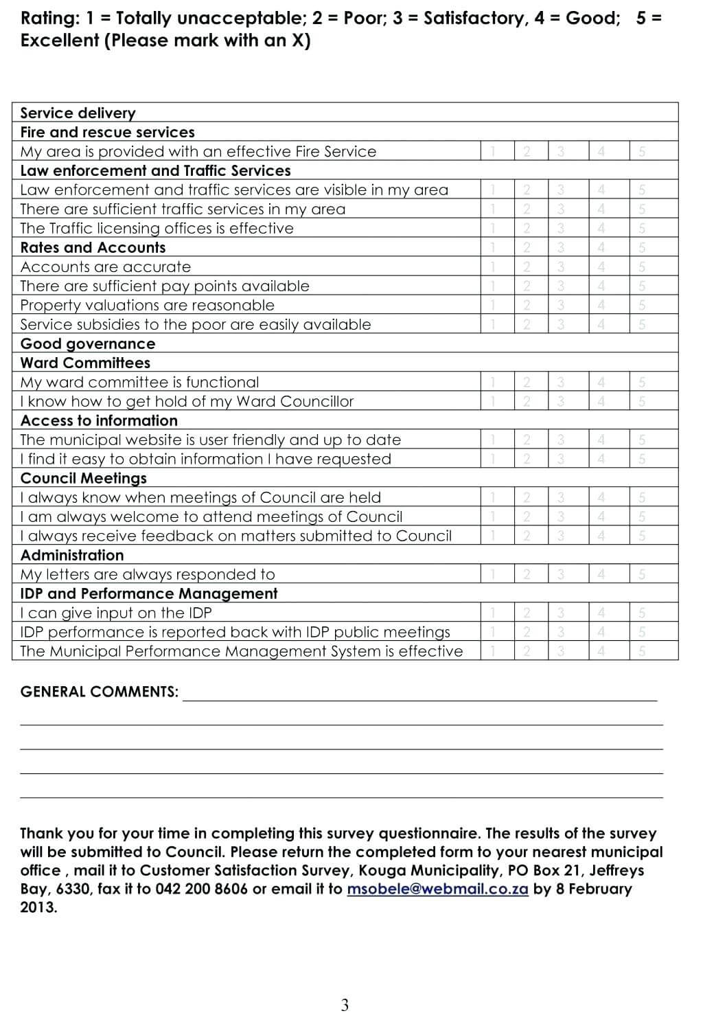 Checklist Examples Survey Best Of College Restaurant With Regard To Questionnaire Design Template Word
