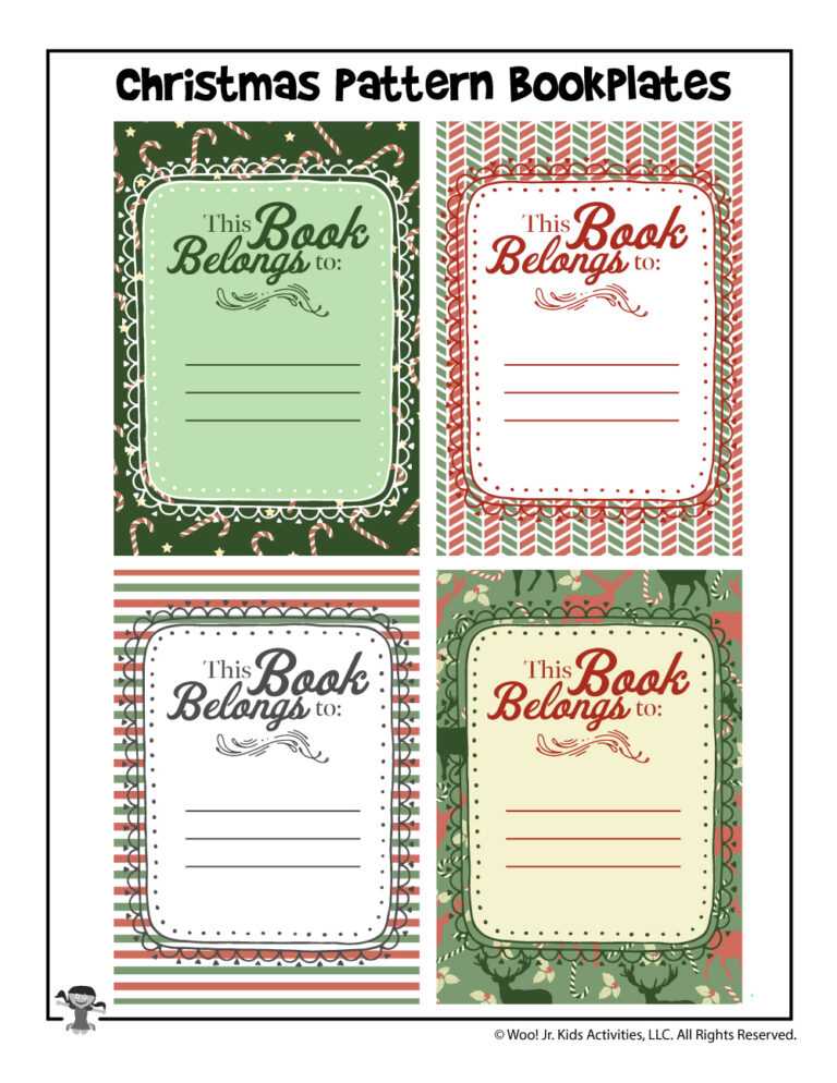 Free Printable Bookplate Template Word Printable Templates