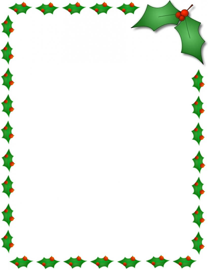 Christmas Microsoft Word Template Paper Clip Art, Png Regarding Microsoft Word Banner Template