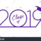Class 20 19 Year Graduation Banner Stock Vector (Royalty Intended For Graduation Banner Template
