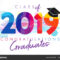 Class 2019 Year Graduation Banner Awards Concept Shirt Idea Regarding Graduation Banner Template