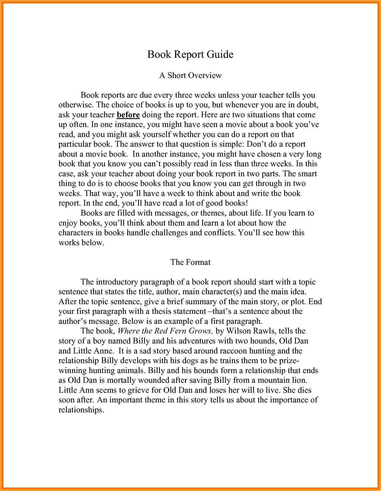 College Book Reports – Colona.rsd7 Pertaining To College Book Report Template