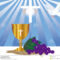 Communion Card Template Stock Illustration. Illustration Of Throughout First Holy Communion Banner Templates