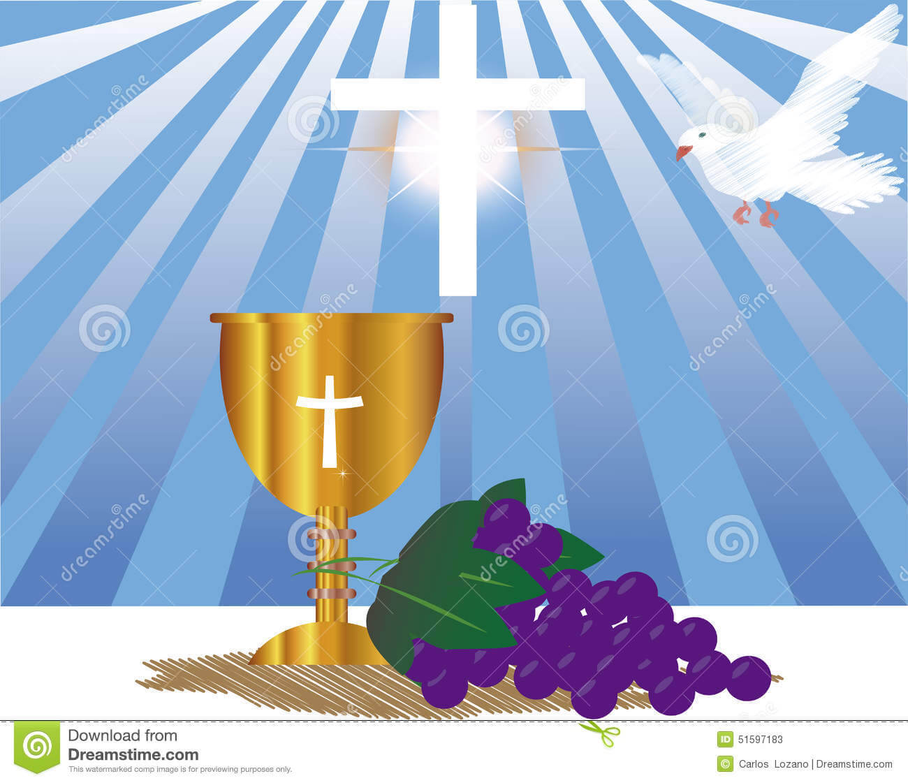 Communion Card Template Stock Illustration. Illustration Of Throughout First Holy Communion Banner Templates