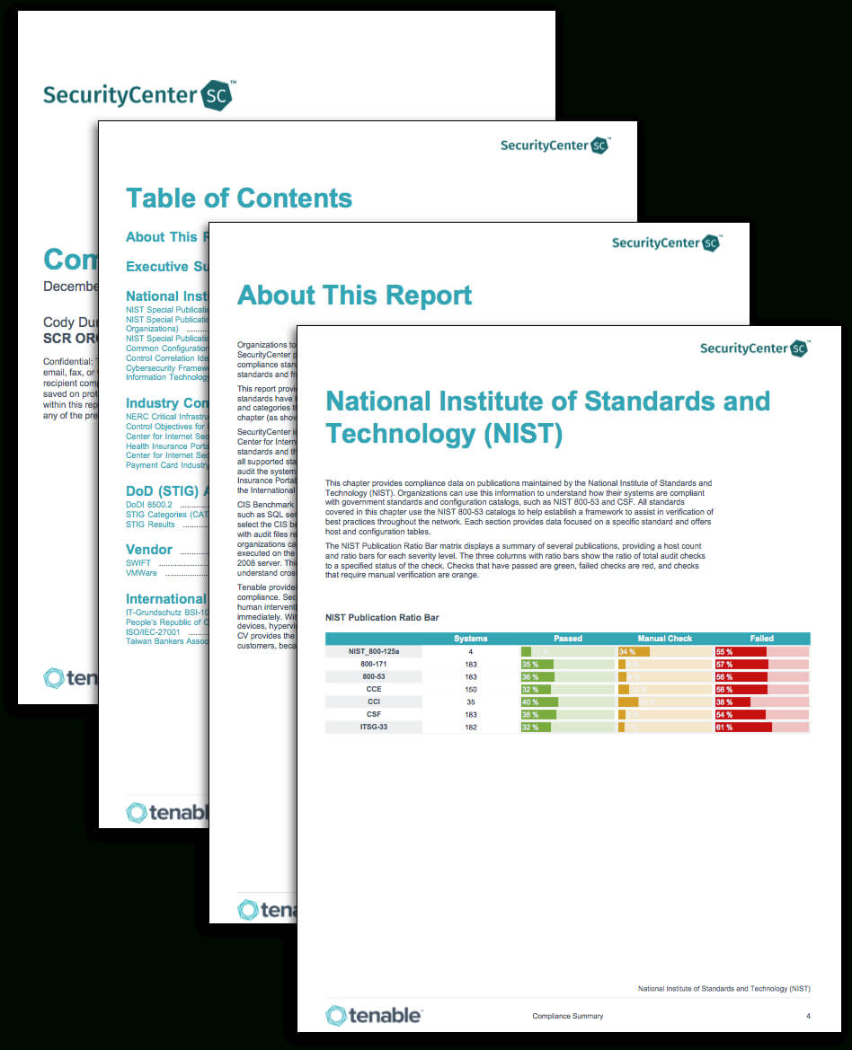 Compliance Summary Report – Sc Report Template | Tenable® Pertaining To Pci Dss Gap Analysis Report Template