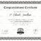 Congratulations Certificate Template In Congratulations Certificate Word Template