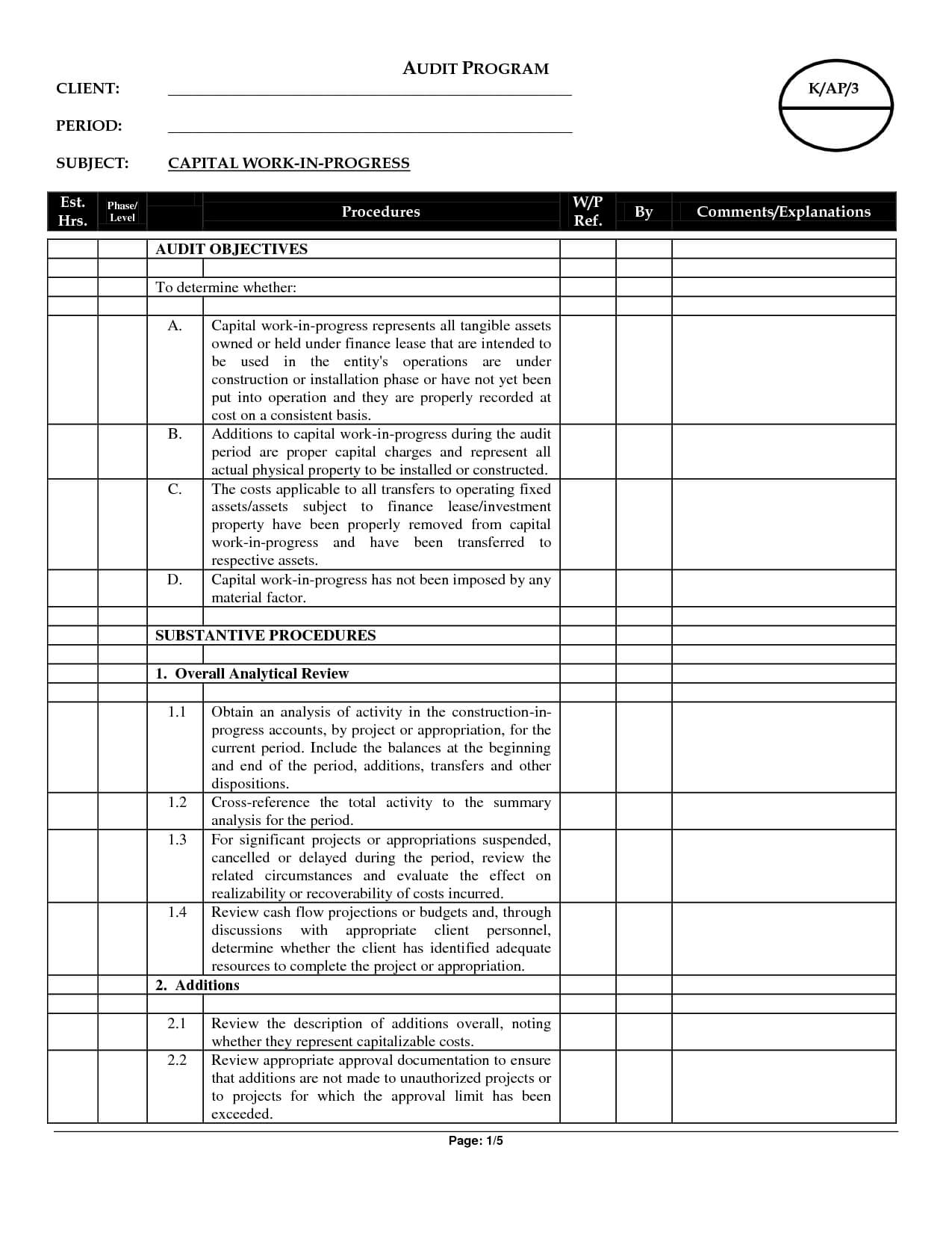 Construction Safety Report Template