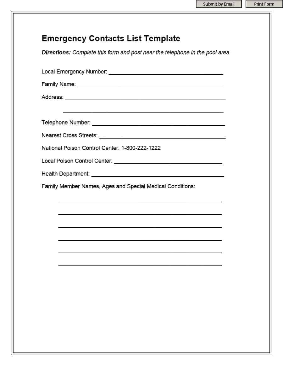 Contact Info Template – Colona.rsd7 Regarding Enquiry Form Template Word