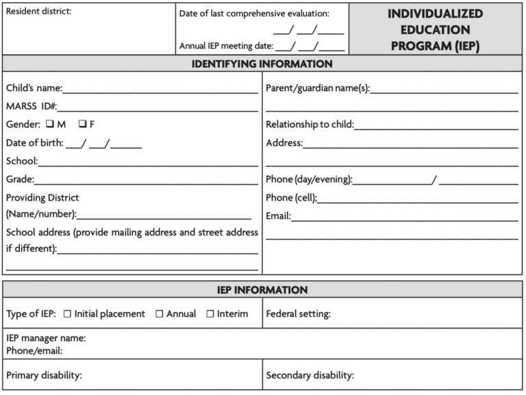 Content Of The Iep Pacer Center Inside Daily Report Card Template For 