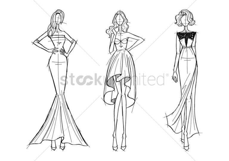 model figures sketch