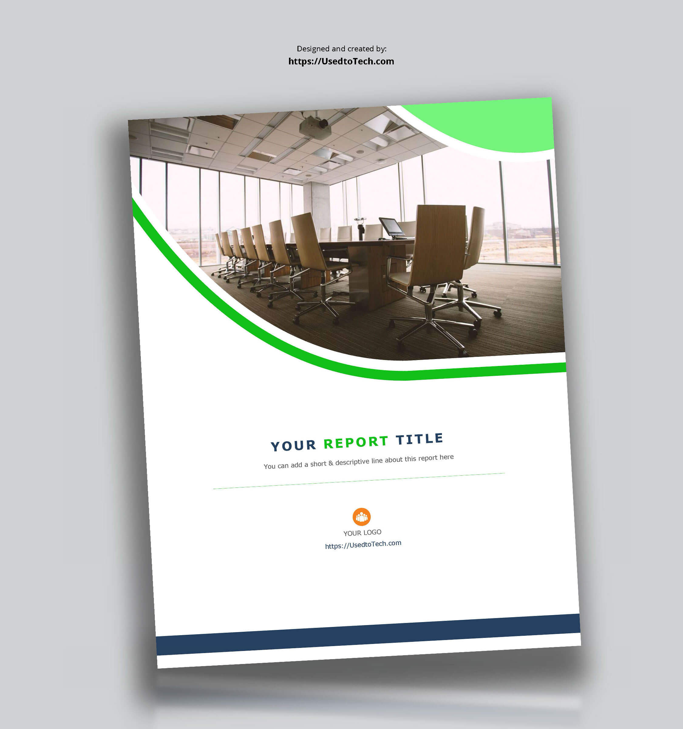 Corporate Report Design Template In Microsoft Word – Used To In It Report Template For Word