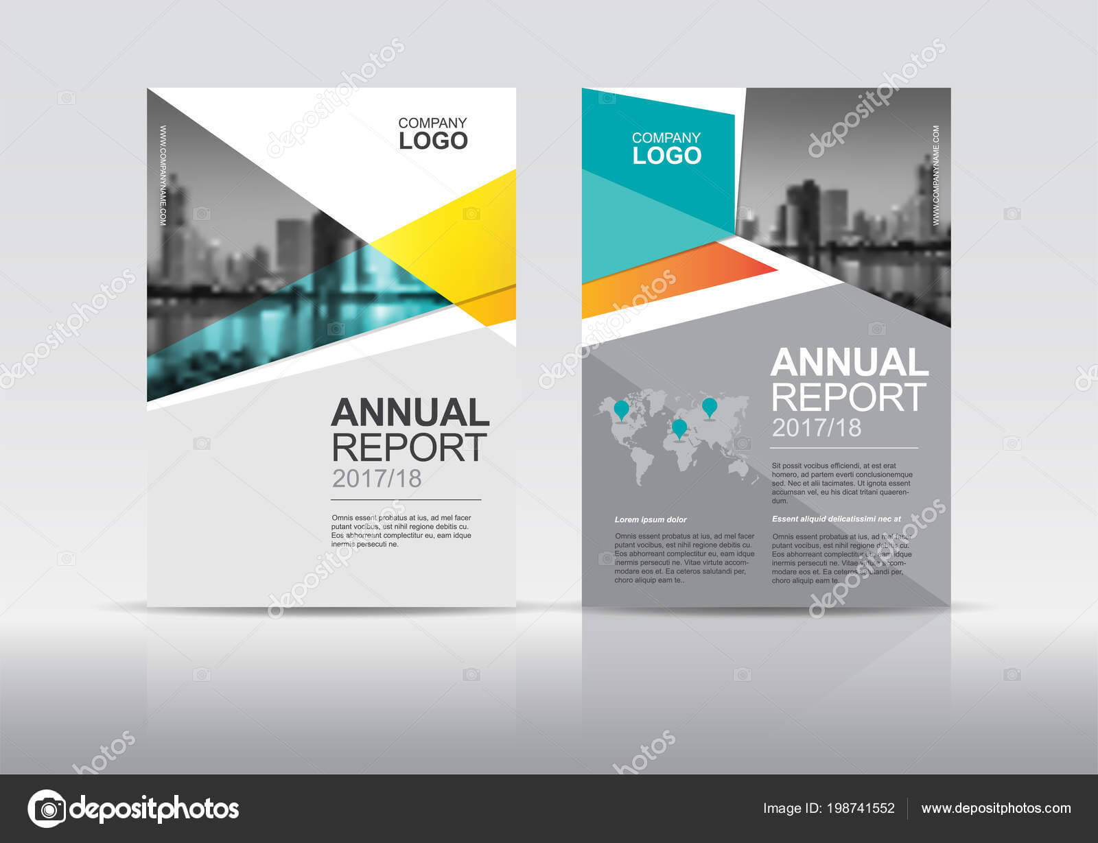 Cover Design Template Annual Report Cover Flyer Presentation For Report Front Page Template