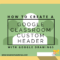 Create A Google Classroom Custom Header With Google Drawings For Classroom Banner Template