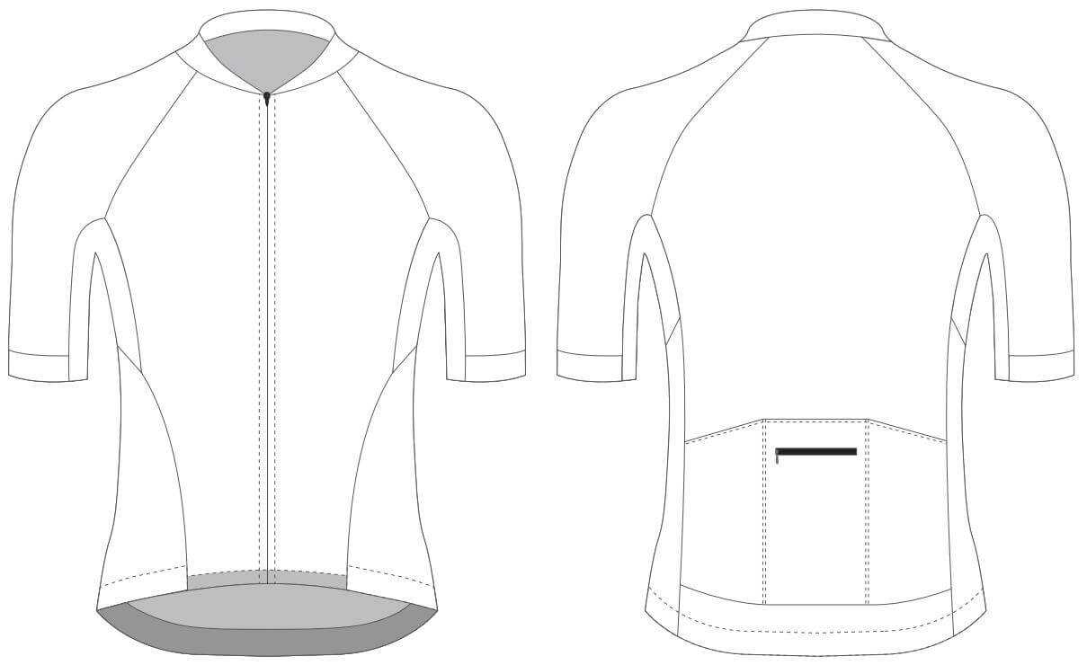 Custom Blank Cycling Jersey Design Template – Cyclingbox For Blank Cycling Jersey Template