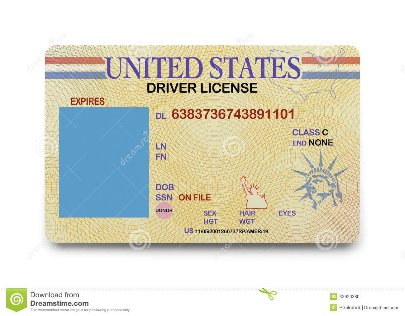 D9Bf2 California Drivers License Template | California Throughout Blank Drivers License Template