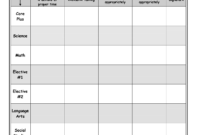Daily Report Card Template For Adhd ] - Daily Behavior inside Daily Report Card Template For Adhd