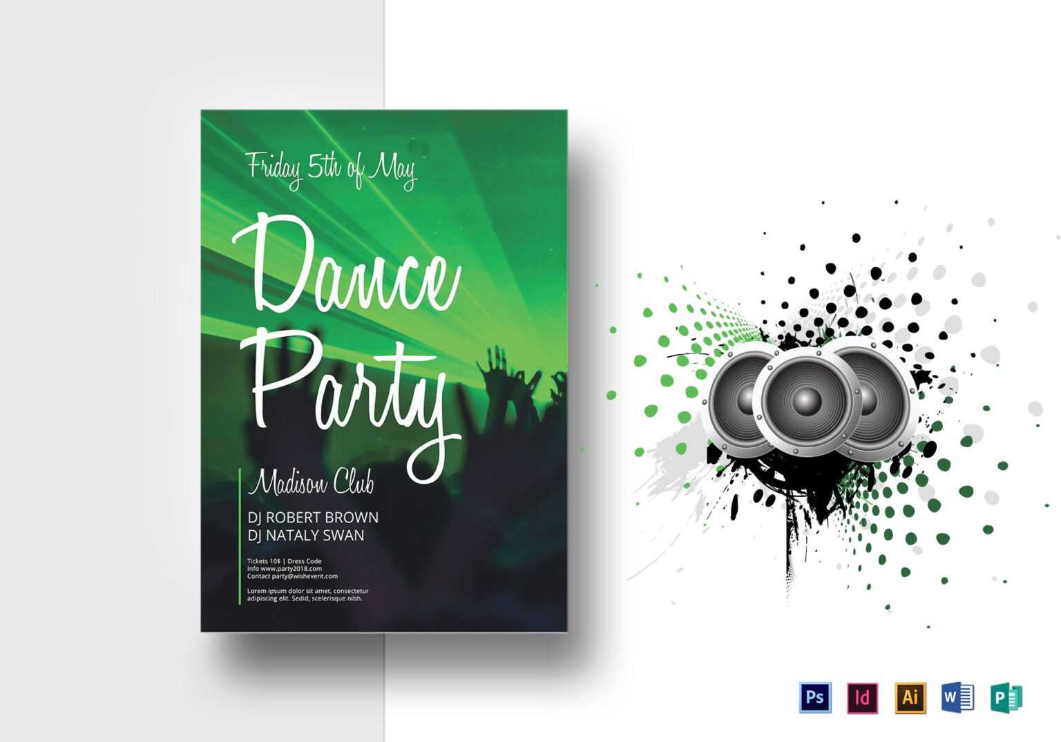 Dance Flyer Template Word