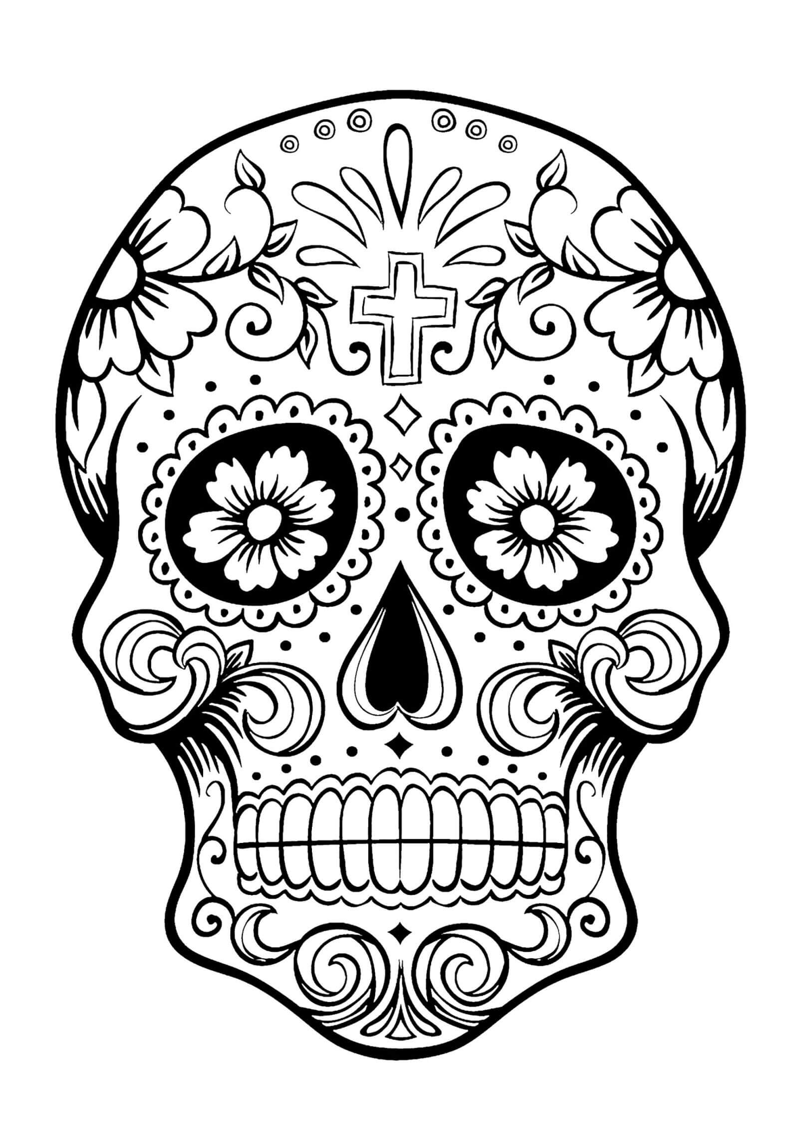 Day Of The Dead Blank Template – Imgflip With Regard To Blank Sugar Skull Template
