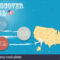 Discover Usa Blank Template With An Airplane Flying To The Intended For Blank Template Of The United States