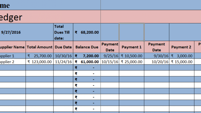 Download Accounts Payable Excel Template – Exceldatapro inside Accounts ...