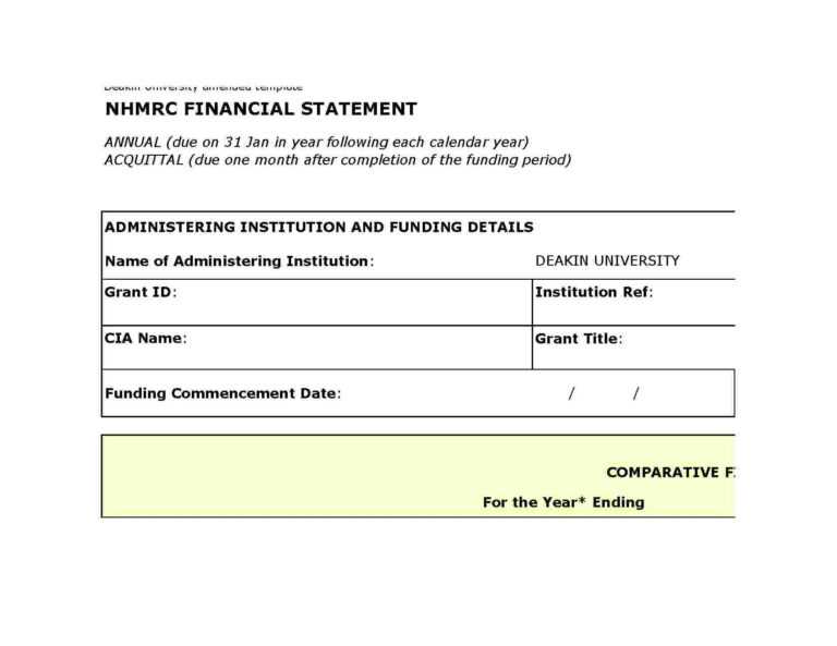 Month End Report Template