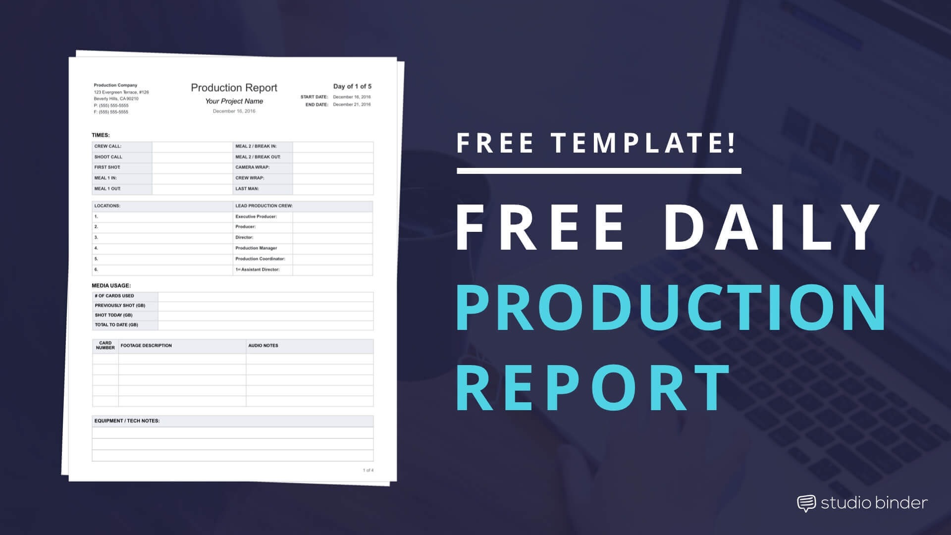 Download Free Daily Production Report Template Pertaining To Wrap Up Report Template