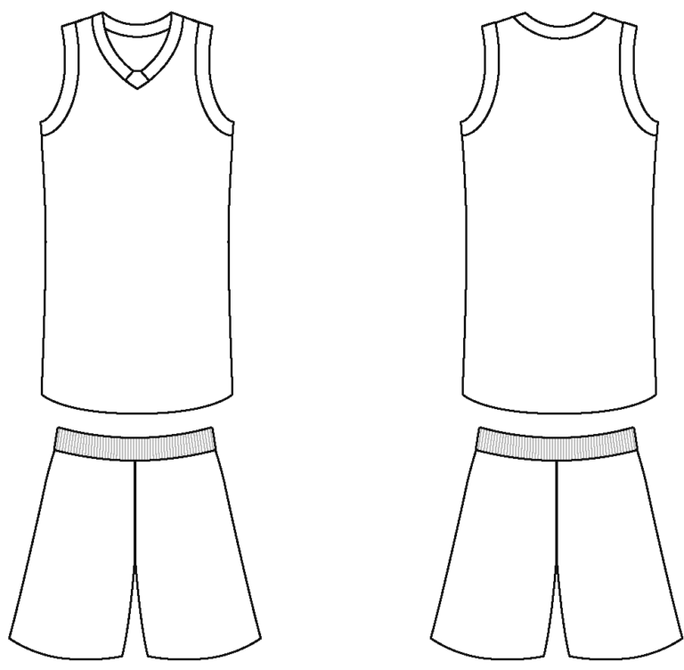 Free Basketball Jersey Template, Download Free Clip Art regarding Blank ...