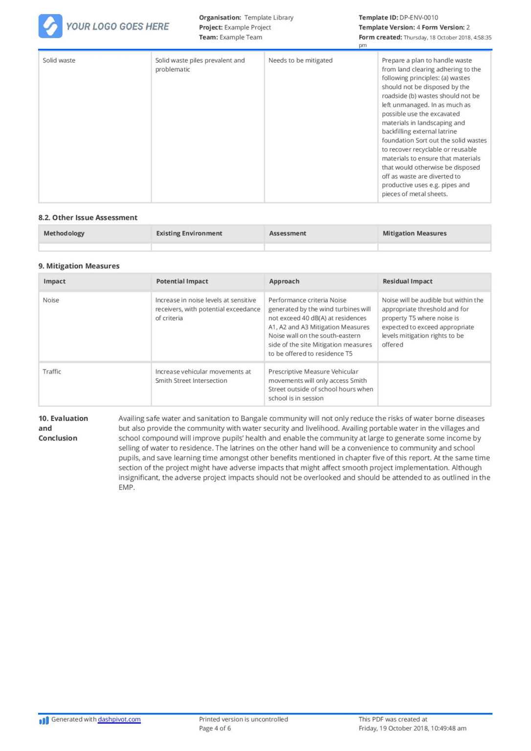 environmental impacts of logging thesis statement