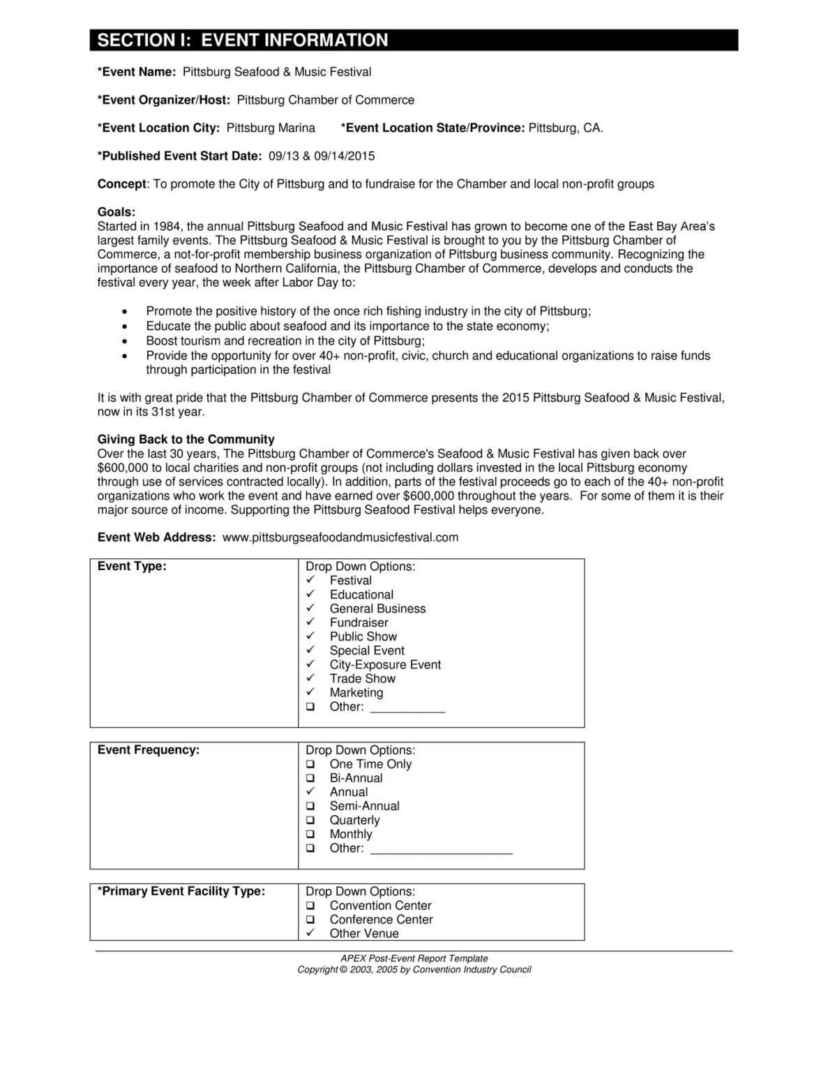 Conference Report Template