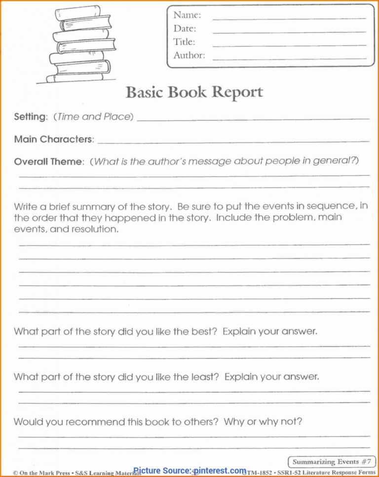 Excellent Book Review Lesson Plan 5Th Grade Related Post In Story 