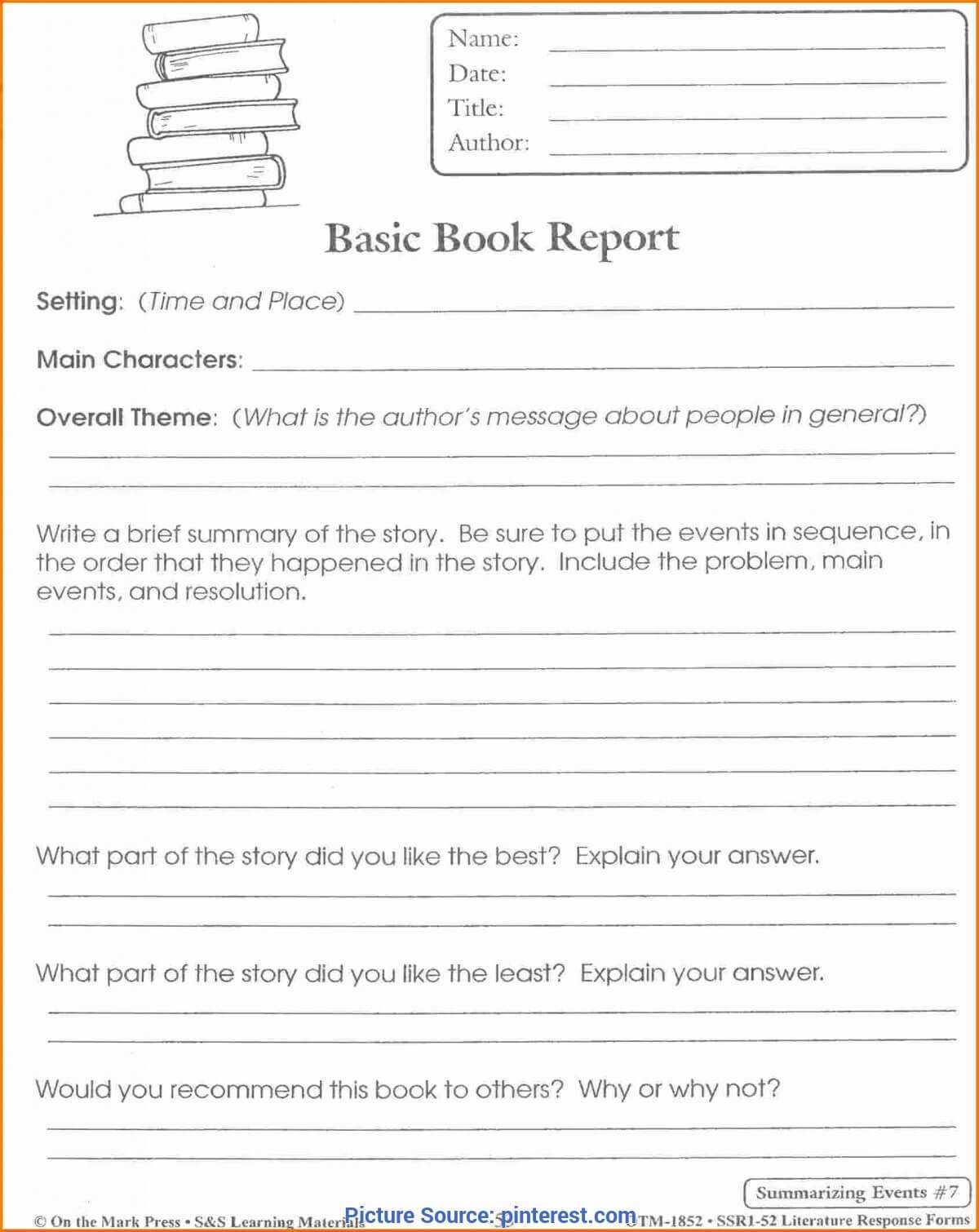 Excellent Book Review Lesson Plan 5Th Grade Related Post In Story 