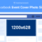 Facebook Event Photo Size (2019) + Free Templates & Guides Inside Facebook Banner Size Template