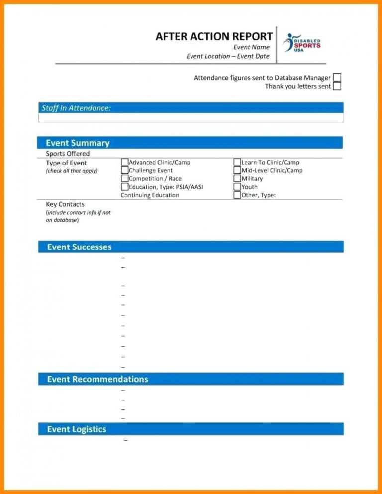 Fascinating After Action Report Template Ideas Google Docs For After