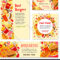 Fast Food Restaurant Banner And Poster Template In Food Banner Template