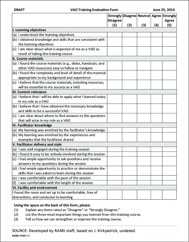 Training Evaluation Report Template Sample Professional Template - Vrogue