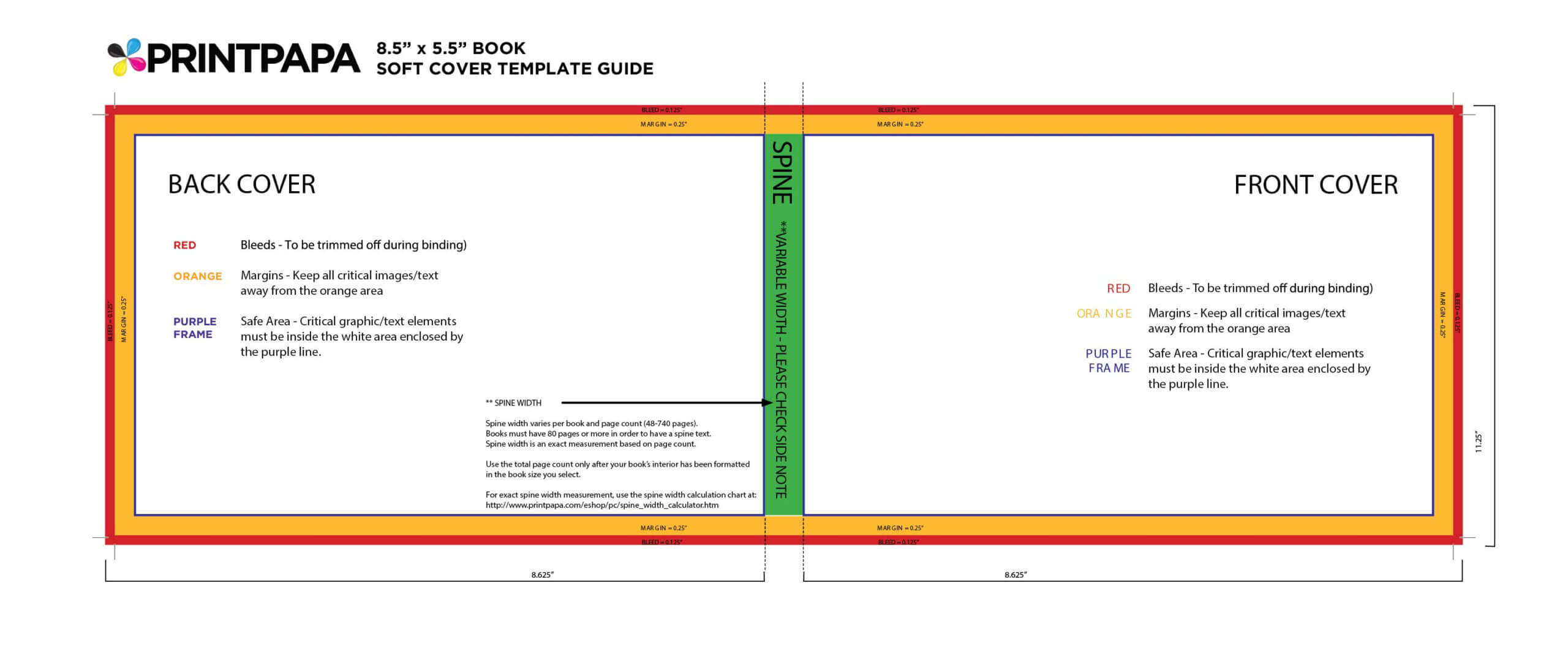 Find A Printing Template :: Printpapa Pertaining To 6X9 Book Template For Word