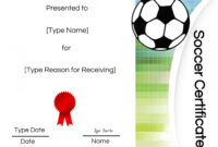 Five Top Risks Of Attending Soccer Award Certificate in Soccer Certificate Templates For Word