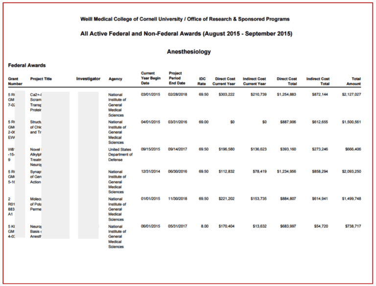 Flexible Budget Performance Report Template