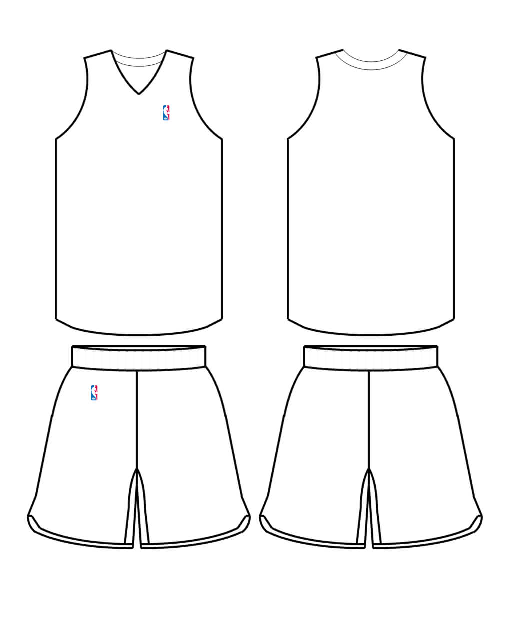 Free Blank Basketball Jersey, Download Free Clip Art, Free With Regard