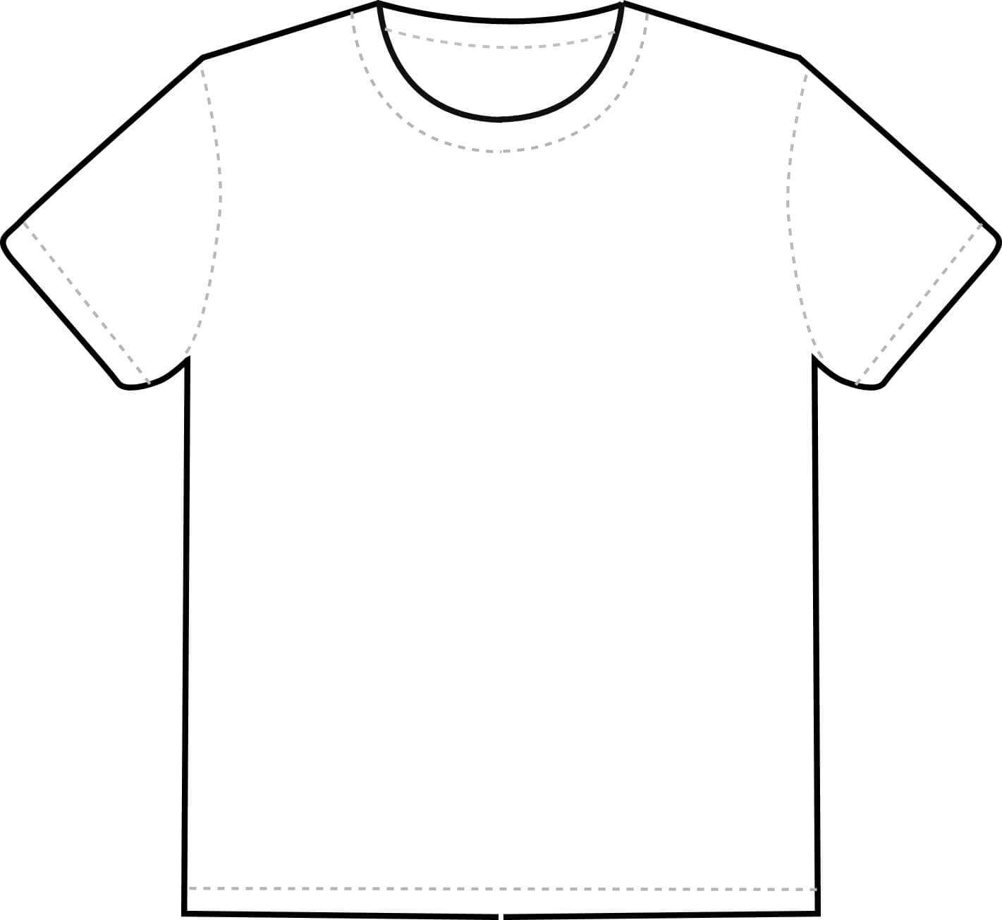 Free Blank T Shirt Outline, Download Free Clip Art, Free Throughout Blank T Shirt Outline Template