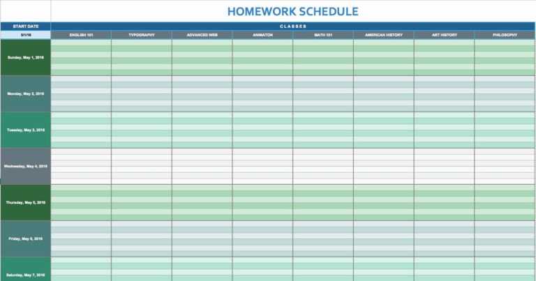 Free Daily Schedule Templates For Excel – Smartsheet Inside Daily ...