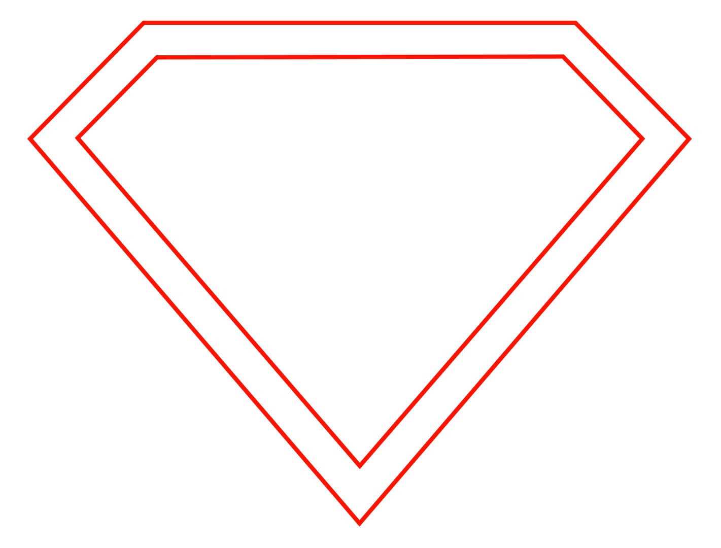 Free Empty Superman Logo, Download Free Clip Art, Free Clip Intended For Blank Superman Logo Template